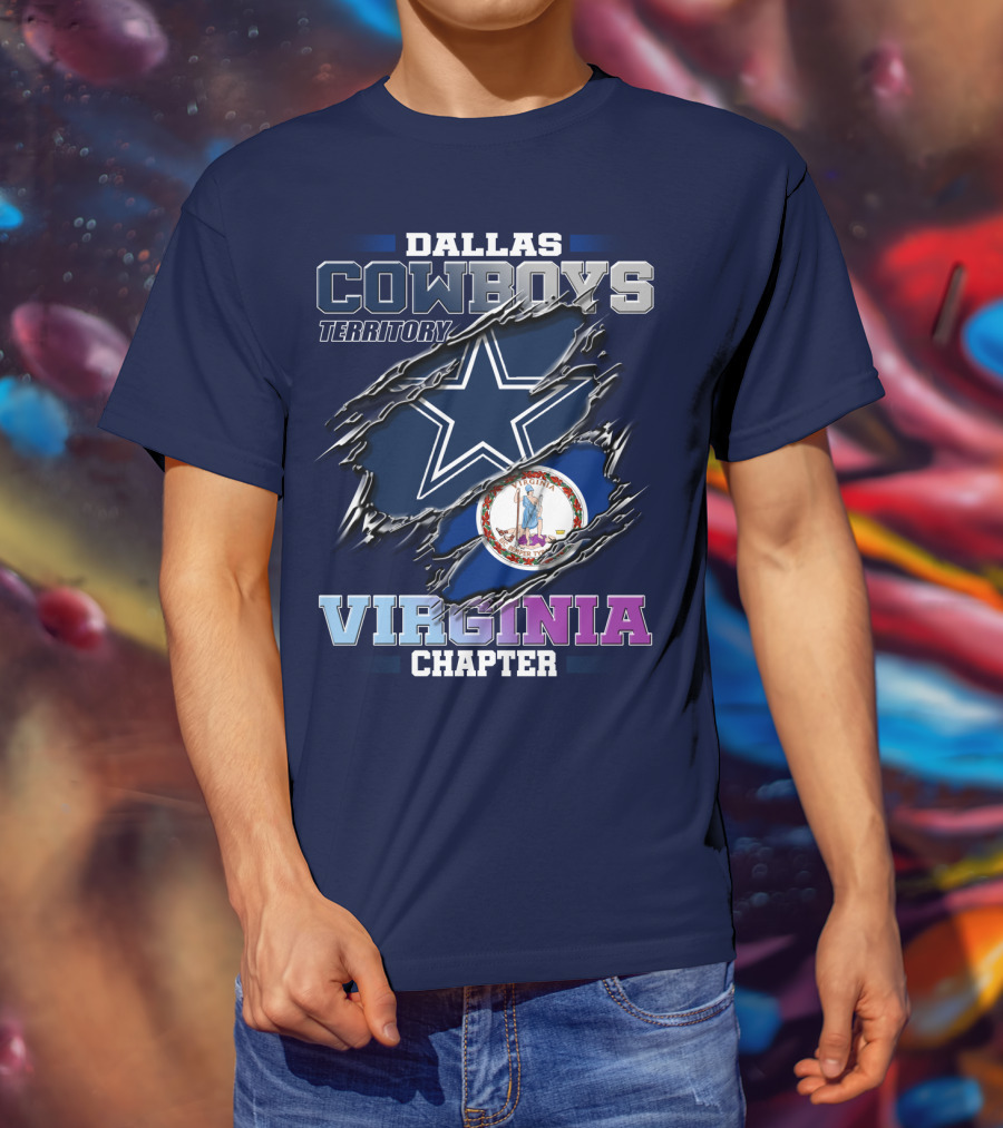 Dallas Cowboys Territory Virginia Chapter T-Shirt