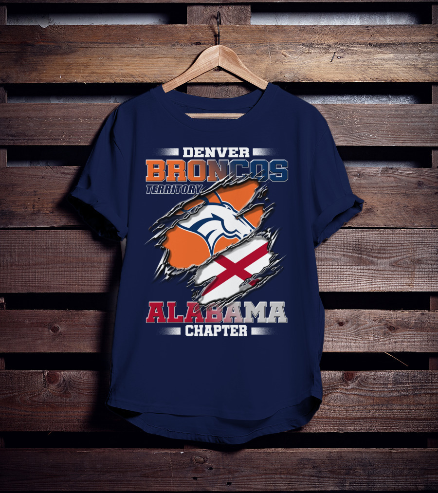 Denver Broncos Territory Alabama Chapter T-Shirt