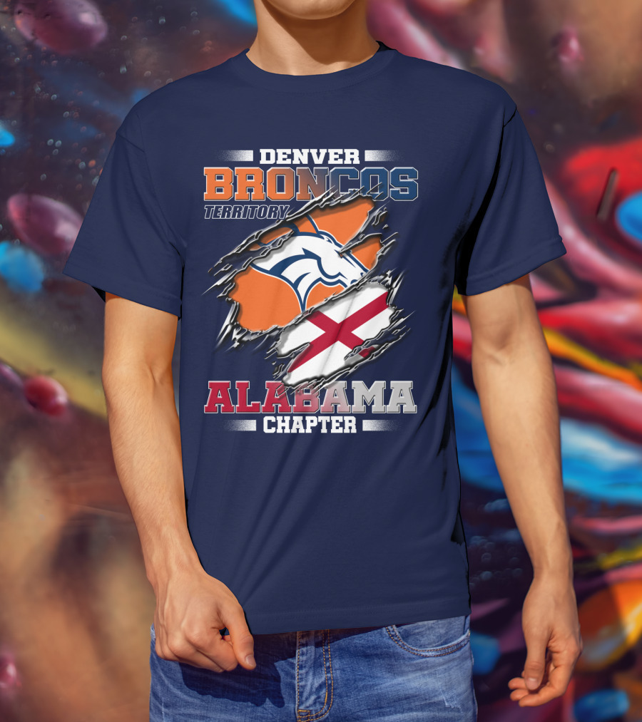 Denver Broncos Territory Alabama Chapter T-Shirt