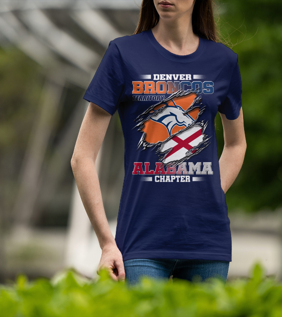 Denver Broncos Territory Alabama Chapter T-Shirt