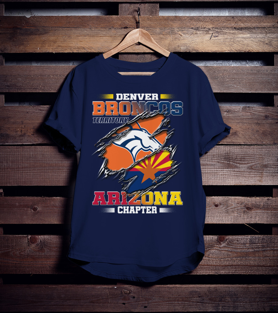 Denver Broncos Territory Arizona Chapter T-Shirt