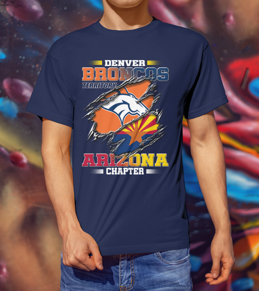 Denver Broncos Territory Arizona Chapter T-Shirt