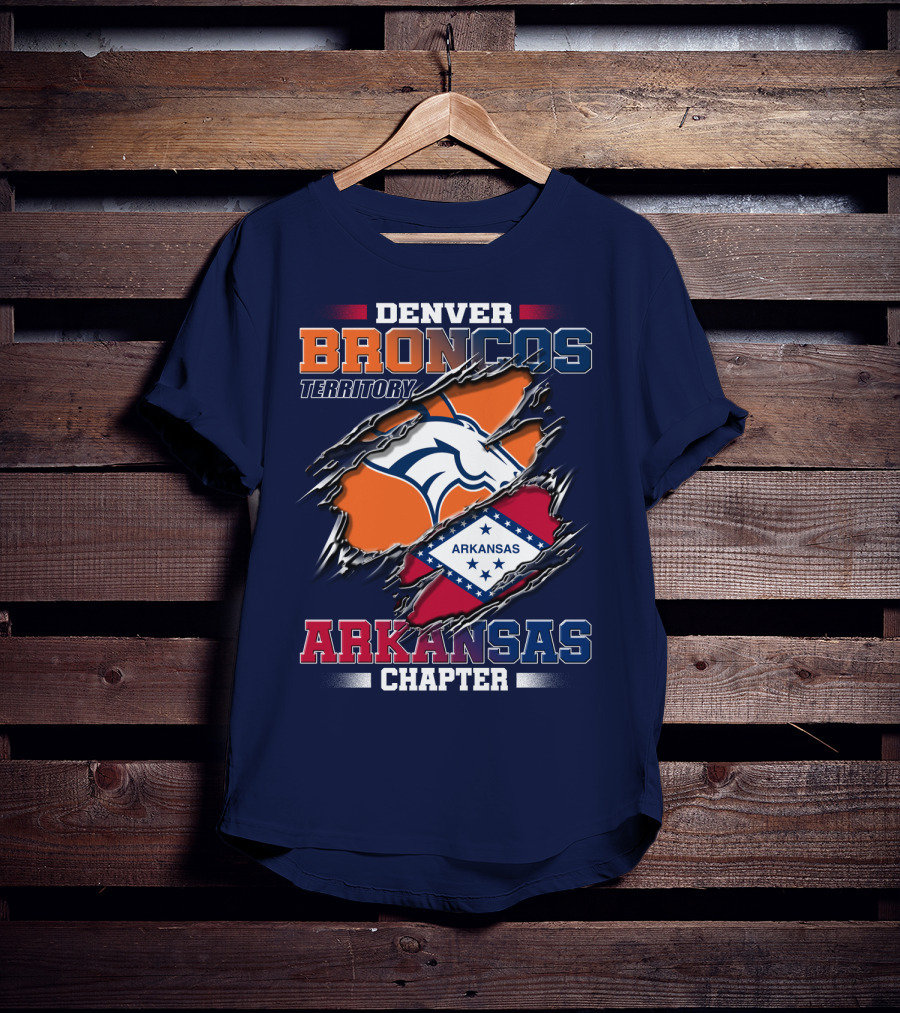 Denver Broncos Territory Arkansas Chapter T-Shirt