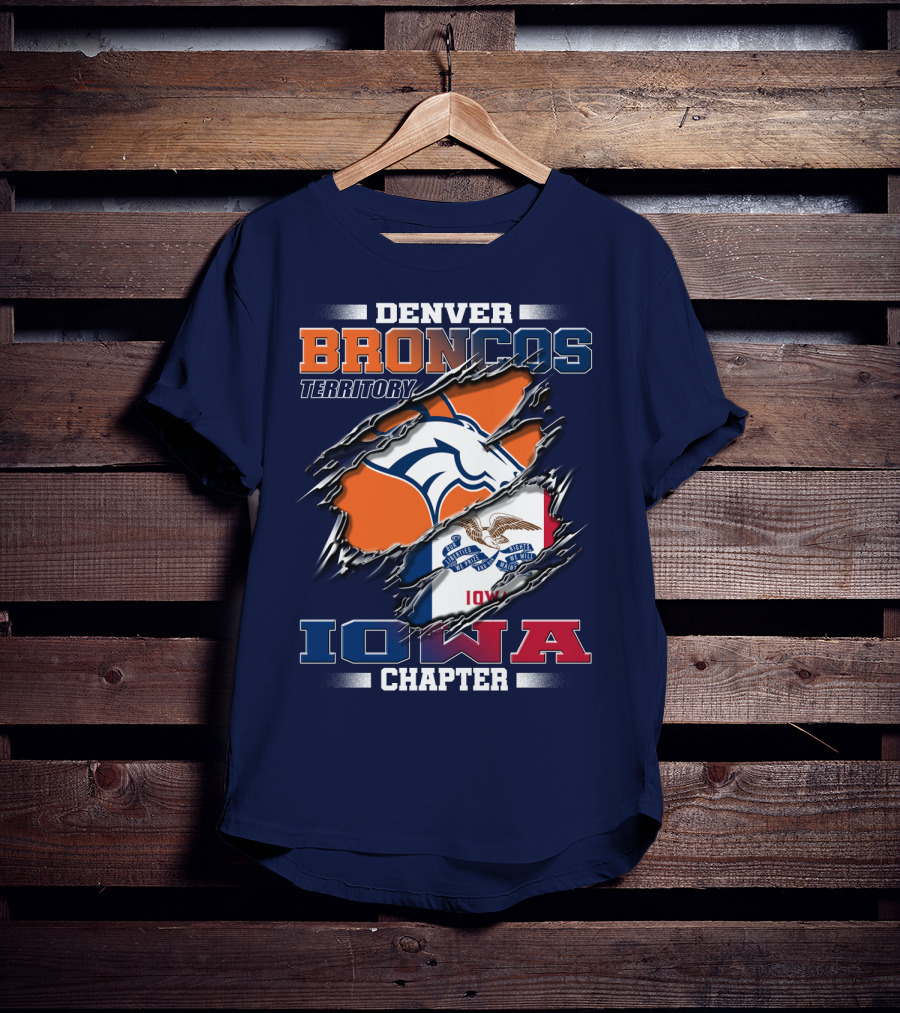 Denver Broncos Territory Iowa Chapter T-Shirt