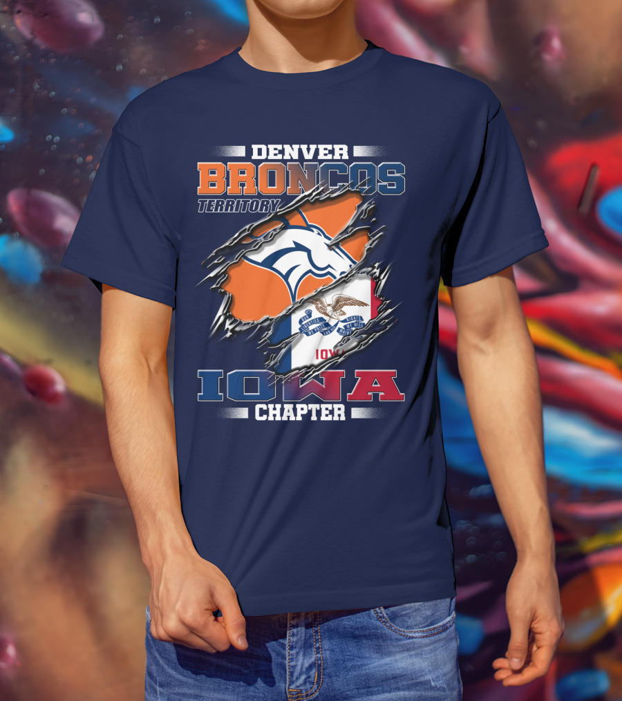 Denver Broncos Territory Iowa Chapter T-Shirt