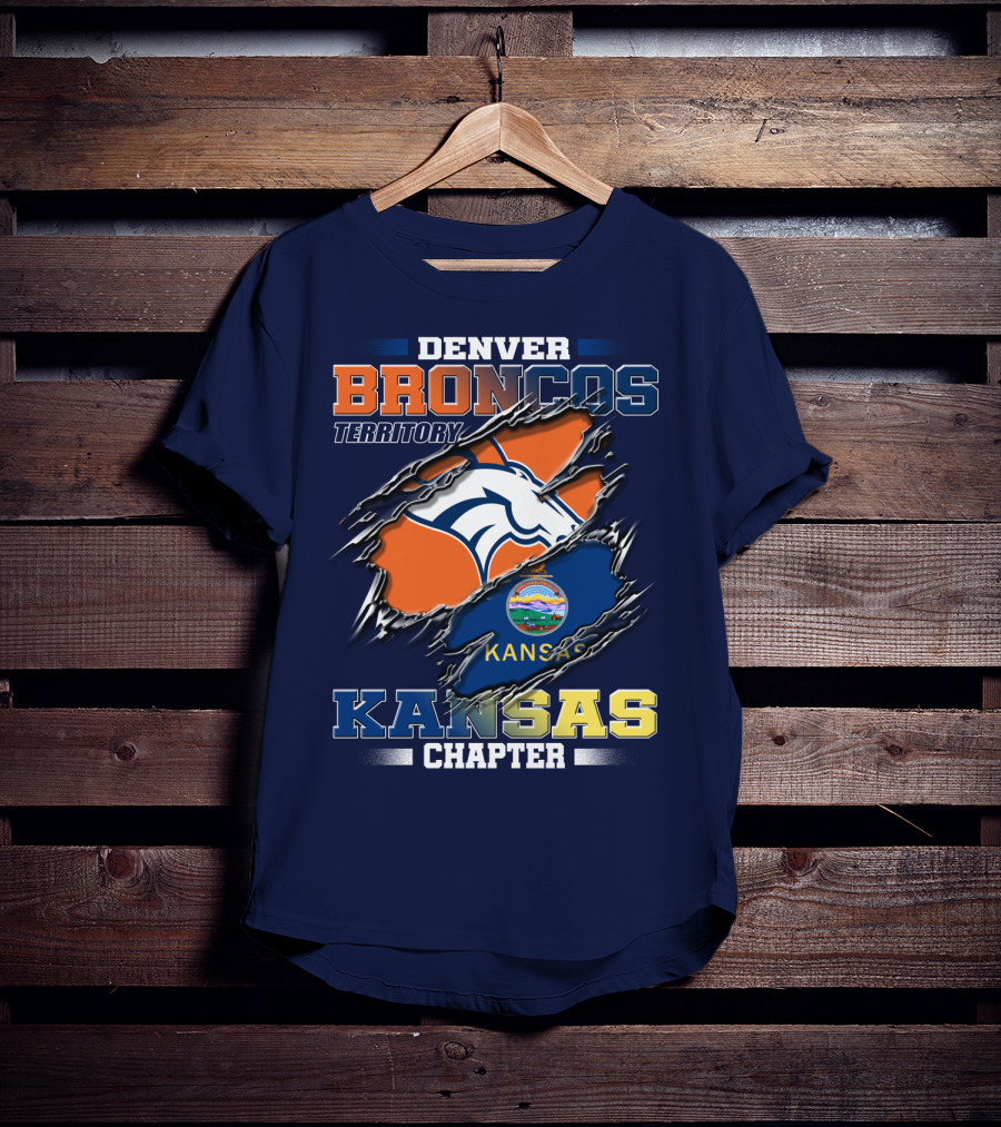 Denver Broncos Territory Kansas Chapter T-Shirt