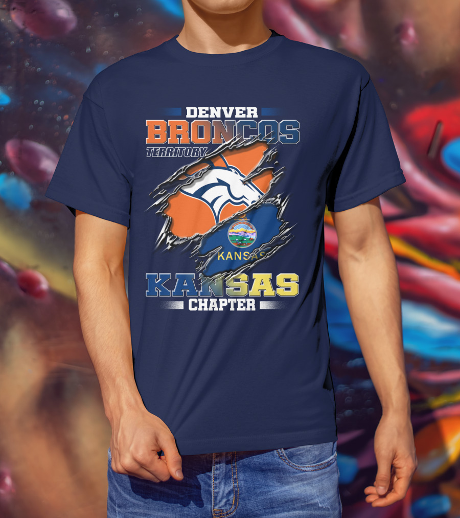 Denver Broncos Territory Kansas Chapter T-Shirt
