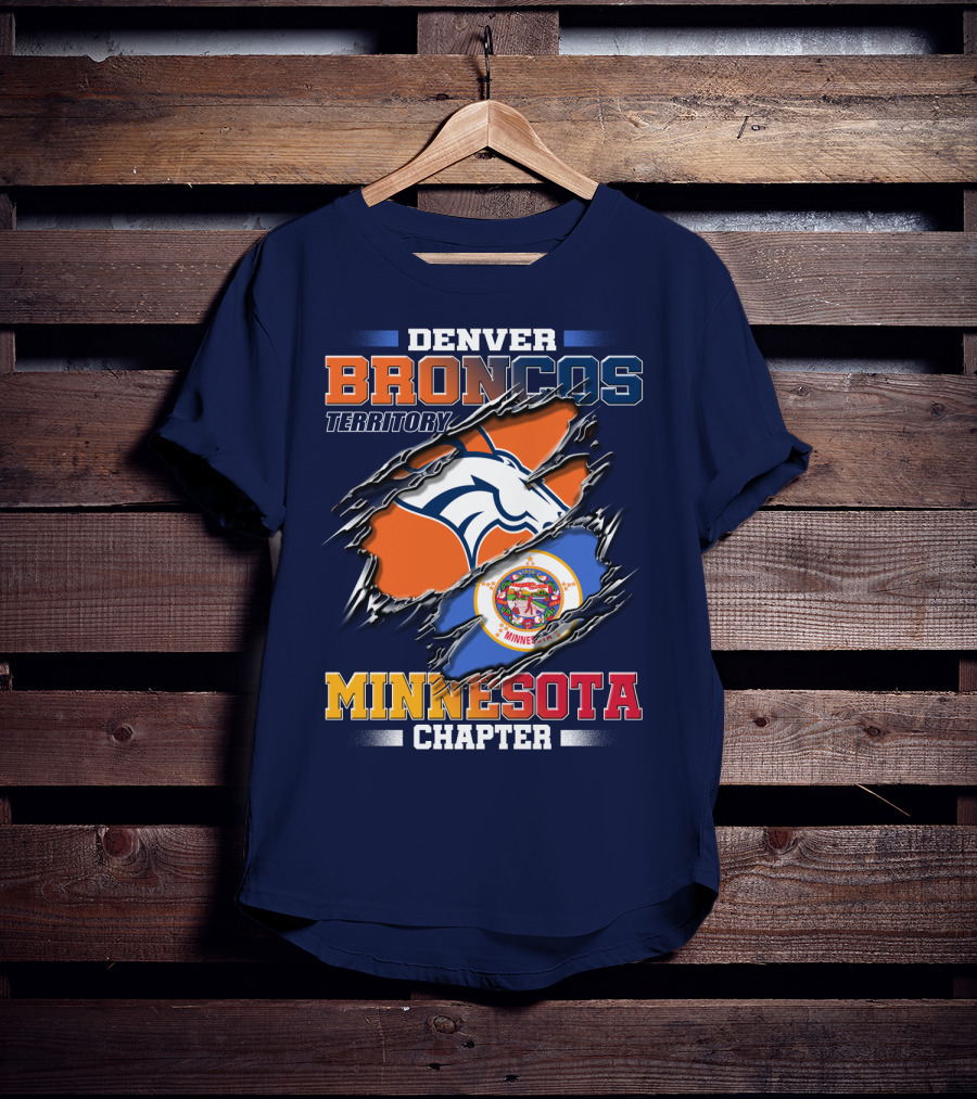 Denver Broncos Territory Minnesota Chapter T-Shirt