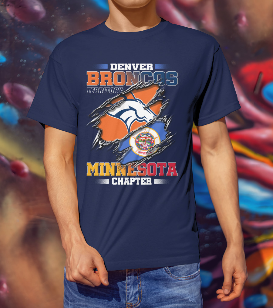 Denver Broncos Territory Minnesota Chapter T-Shirt