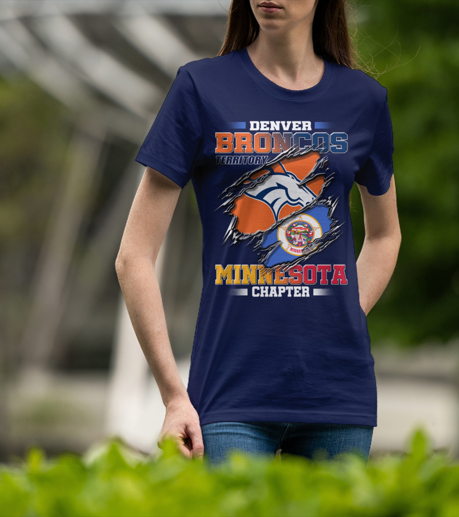 Denver Broncos Territory Minnesota Chapter T-Shirt