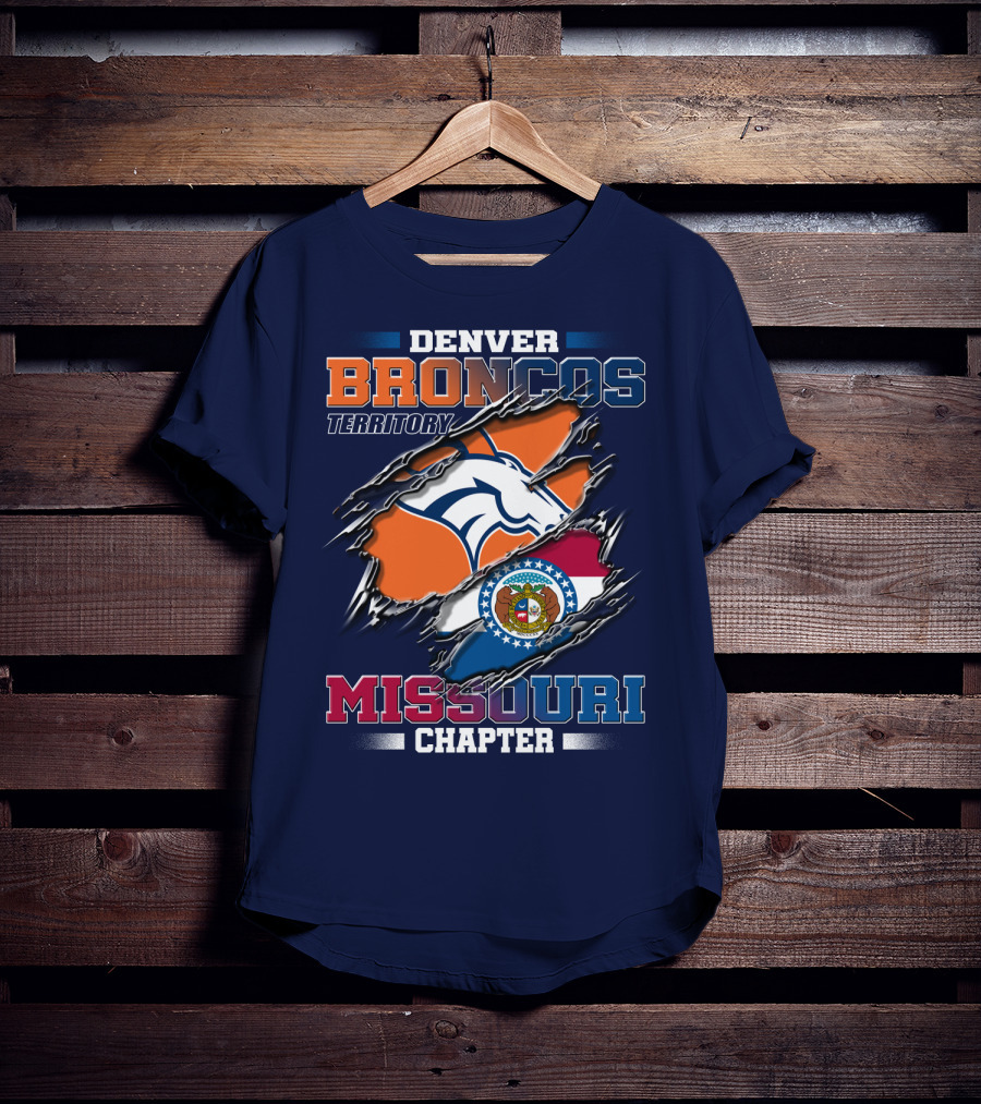 Denver Broncos Territory Missouri Chapter T-Shirt