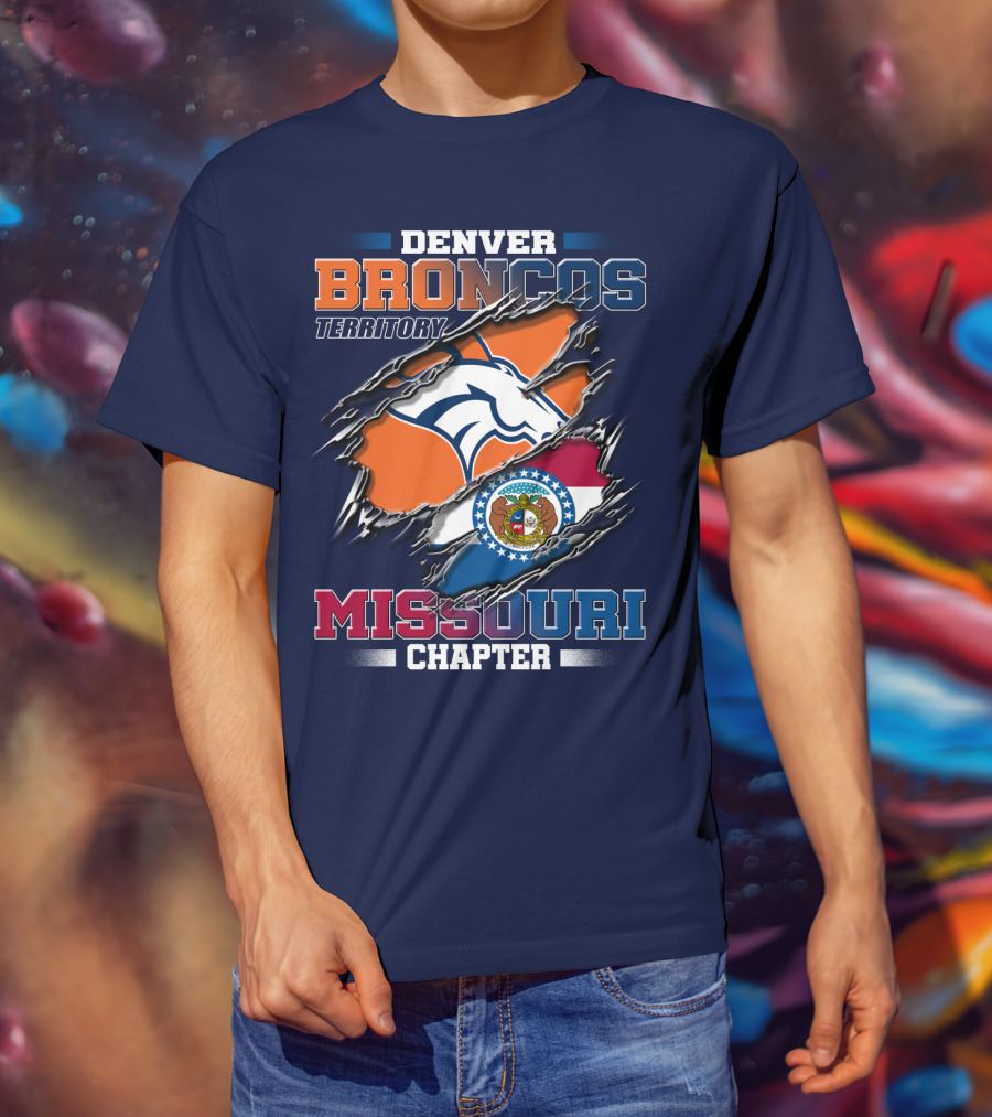Denver Broncos Territory Missouri Chapter T-Shirt