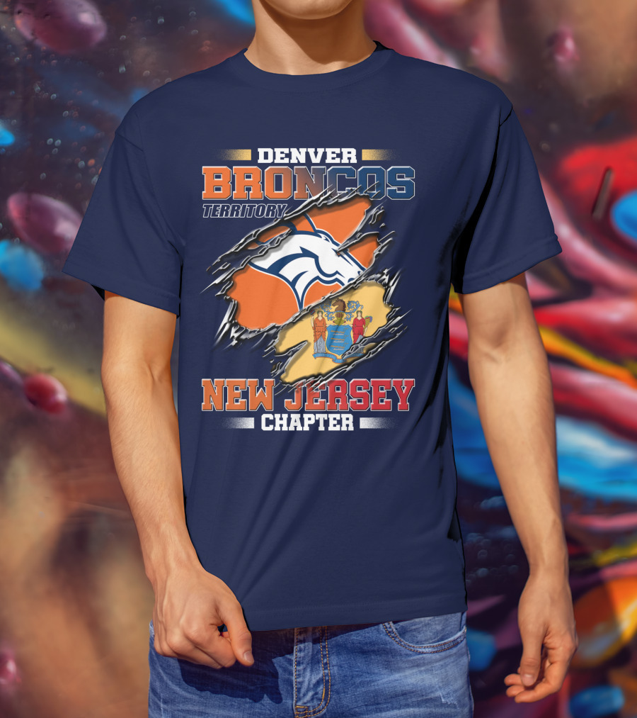 Denver Broncos Territory New Jersey Chapter T-Shirt
