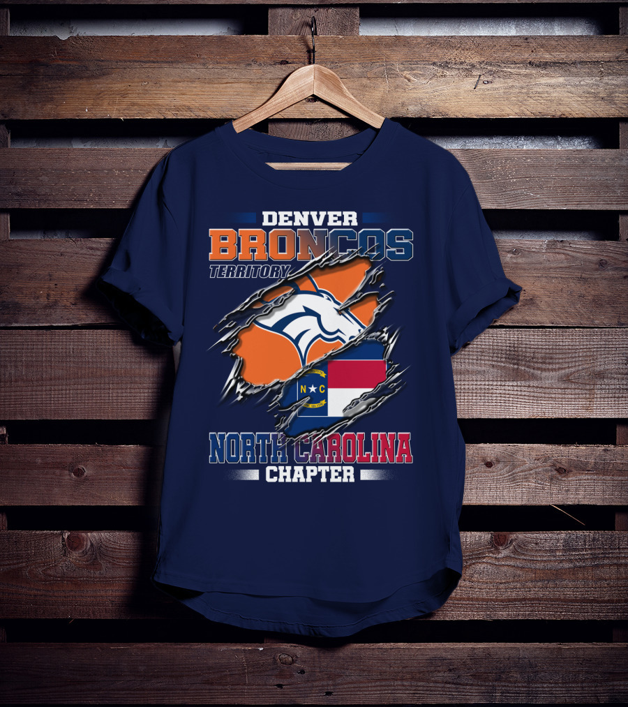 Denver Broncos Territory North Carolina Chapter T-Shirt