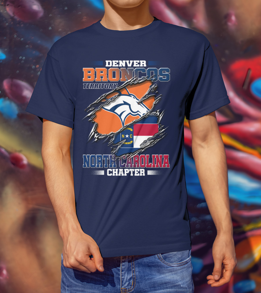 Denver Broncos Territory North Carolina Chapter T-Shirt