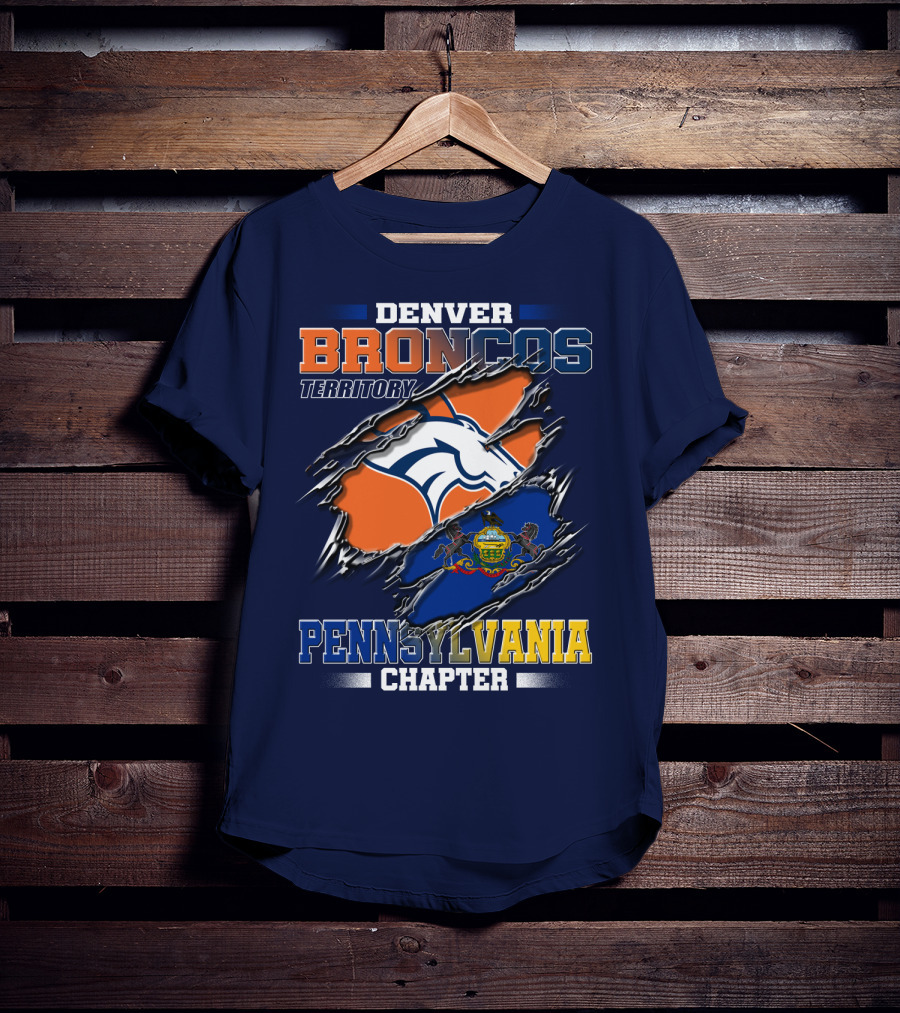 Denver Broncos Territory Pennsylvania Chapter T-Shirt