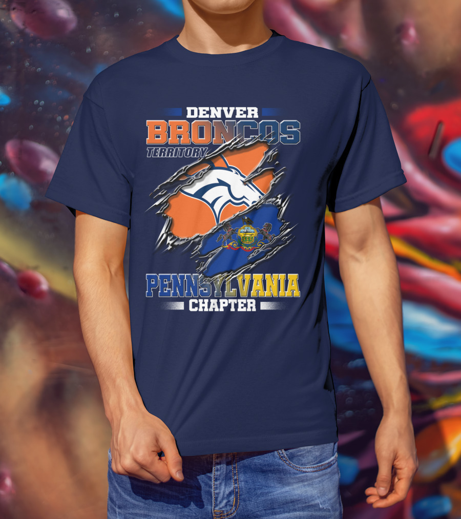 Denver Broncos Territory Pennsylvania Chapter T-Shirt