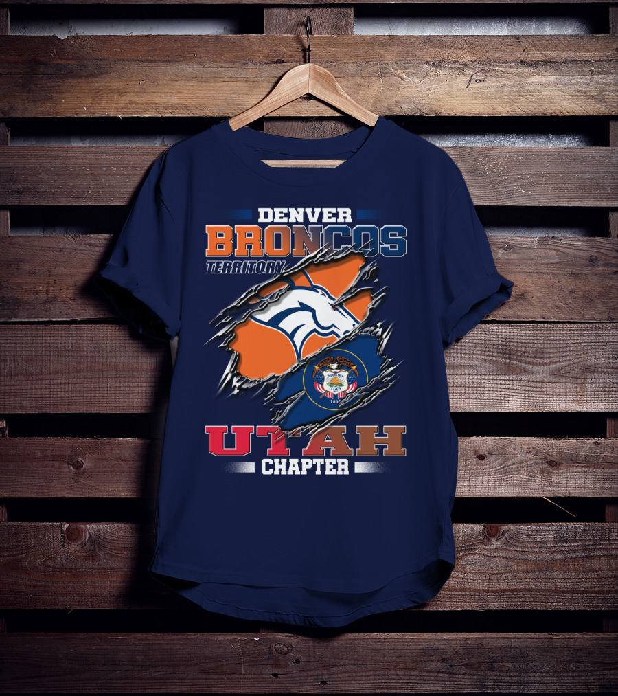 Denver Broncos Territory Utah Chapter T-Shirt