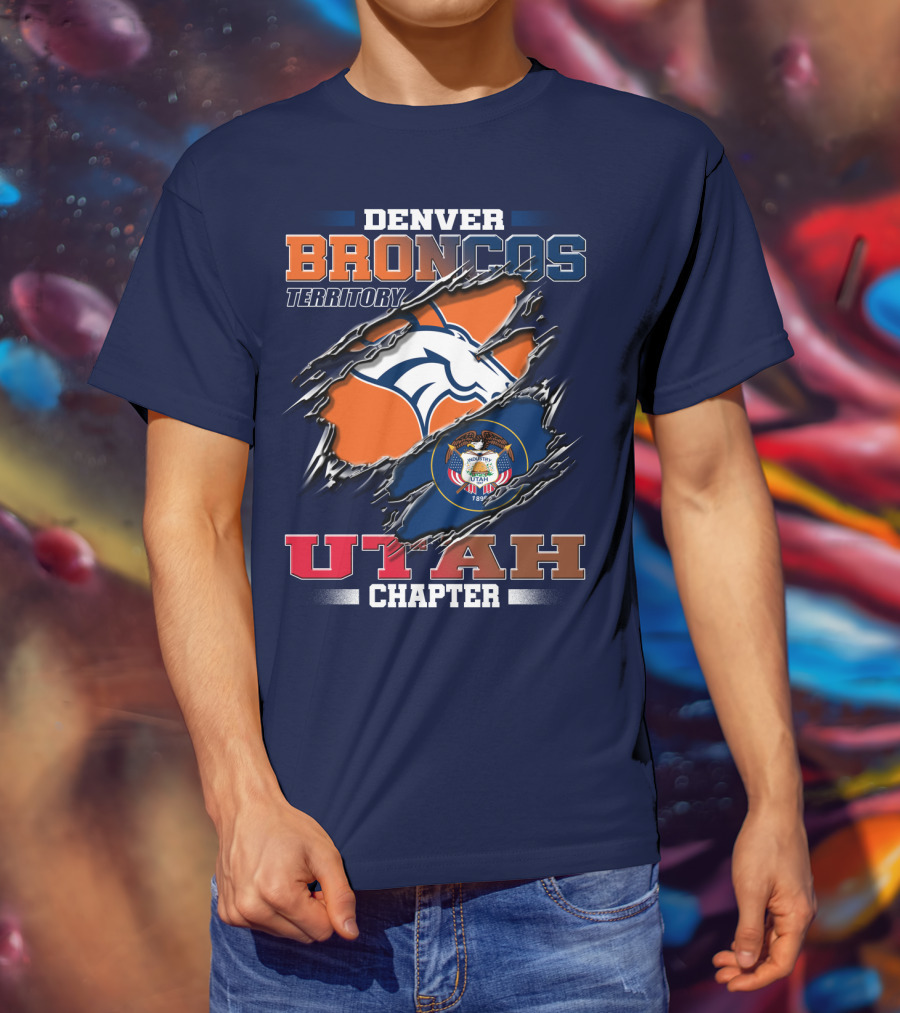 Denver Broncos Territory Utah Chapter T-Shirt