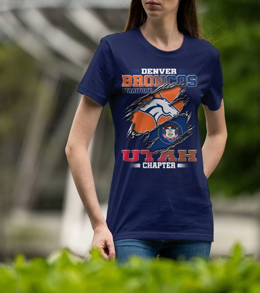 Denver Broncos Territory Utah Chapter T-Shirt