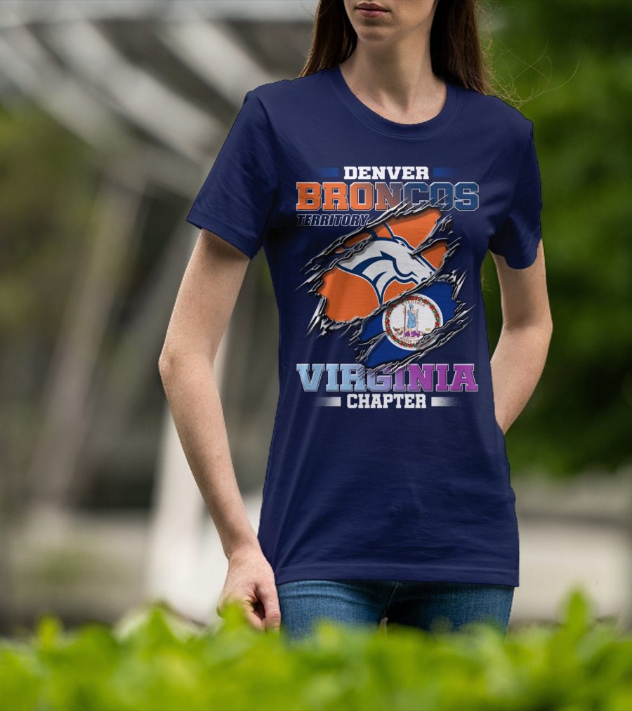 Denver Broncos Territory Virginia Chapter T-Shirt