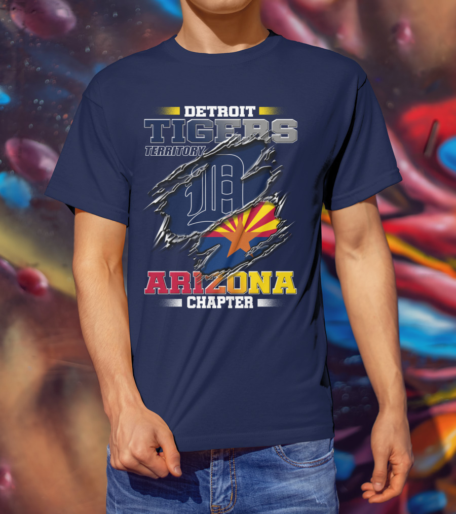 Detroit Tigers Territory Arizona Chapter T-Shirt