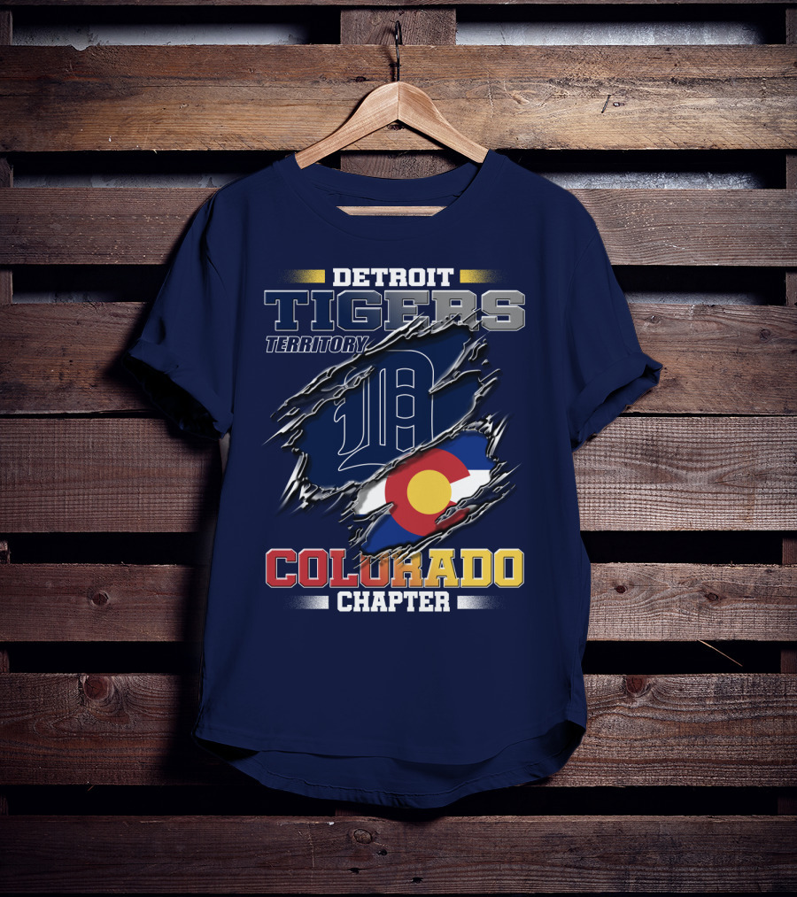 Detroit Tigers Territory Colorado Chapter T-Shirt
