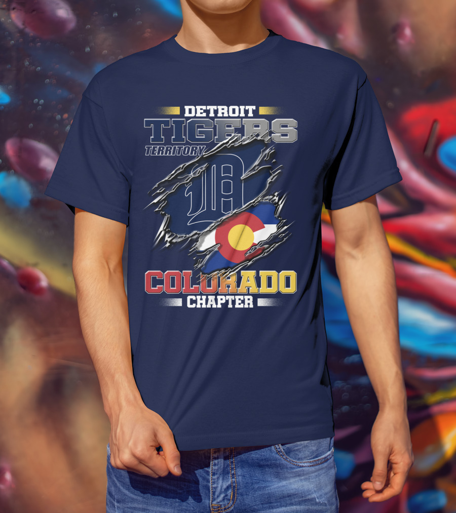 Detroit Tigers Territory Colorado Chapter T-Shirt
