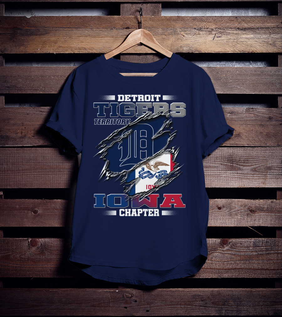 Detroit Tigers Territory Iowa Chapter T-Shirt