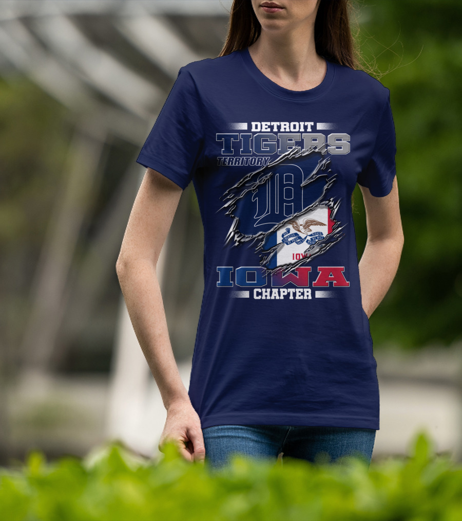 Detroit Tigers Territory Iowa Chapter T-Shirt
