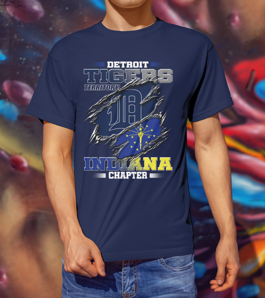 Detroit Tigers Territory Indiana Chapter T-Shirt