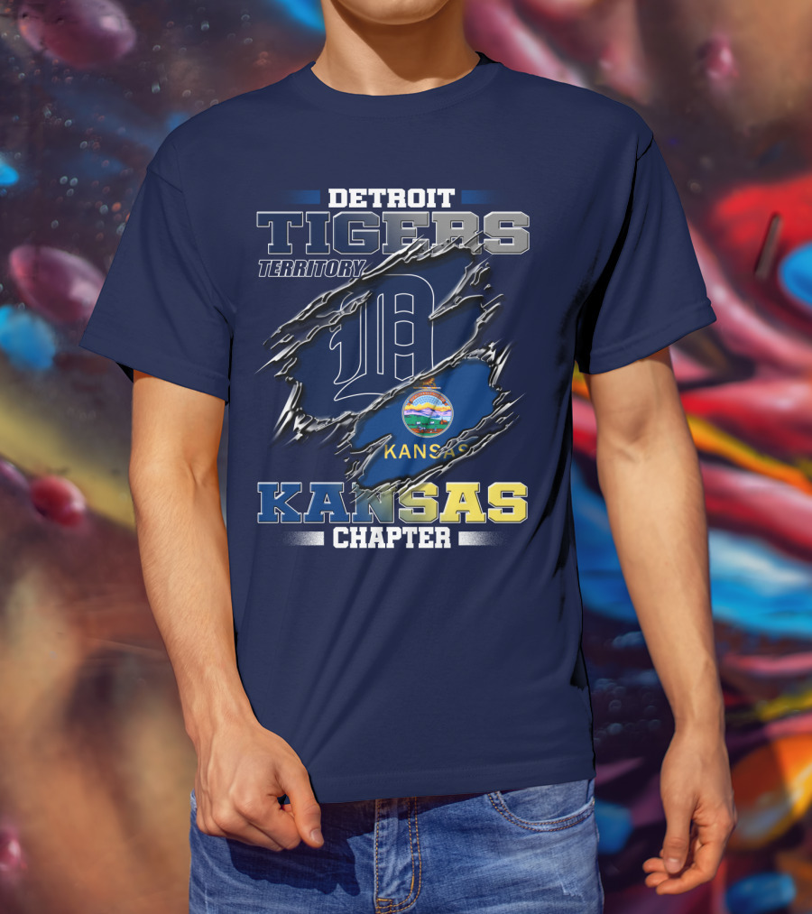 Detroit Tigers Territory Kansas Chapter T-Shirt