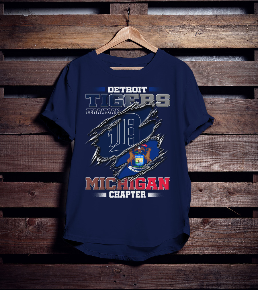 Detroit Tigers Territory Michigan Chapter T-Shirt