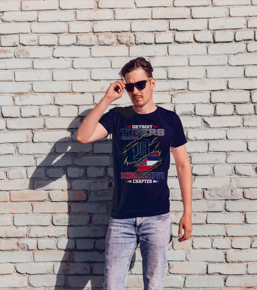 Detroit Tigers Territory Mississippi Chapter T-Shirt