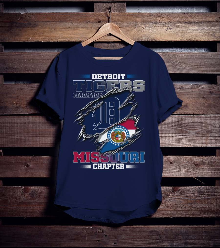 Detroit Tigers Territory Missouri Chapter T-Shirt