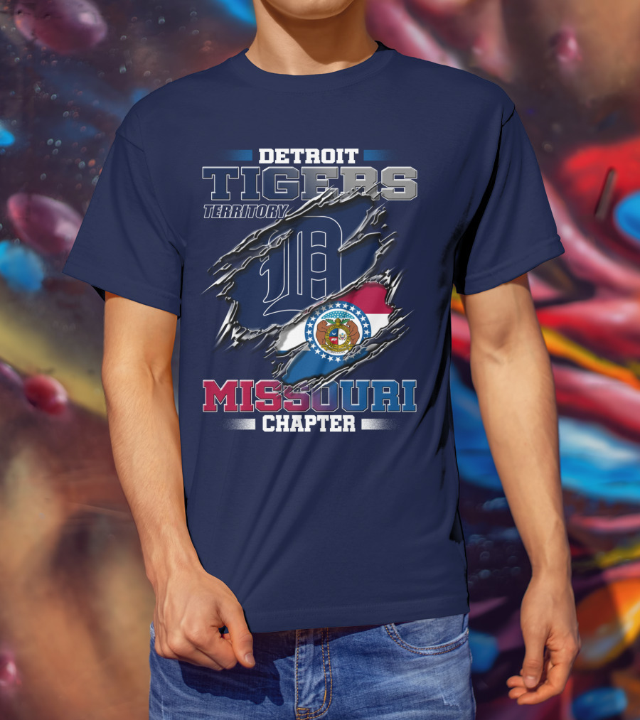 Detroit Tigers Territory Missouri Chapter T-Shirt