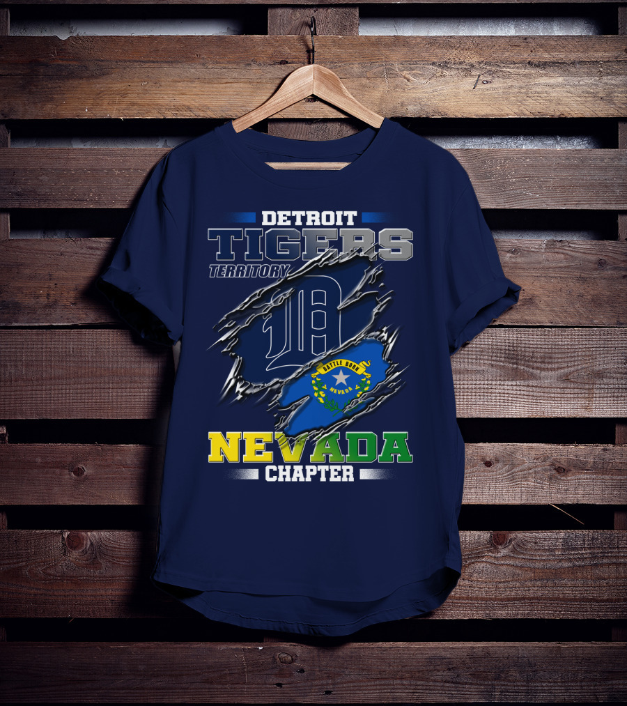 Detroit Tigers Territory Nevada Chapter T-Shirt
