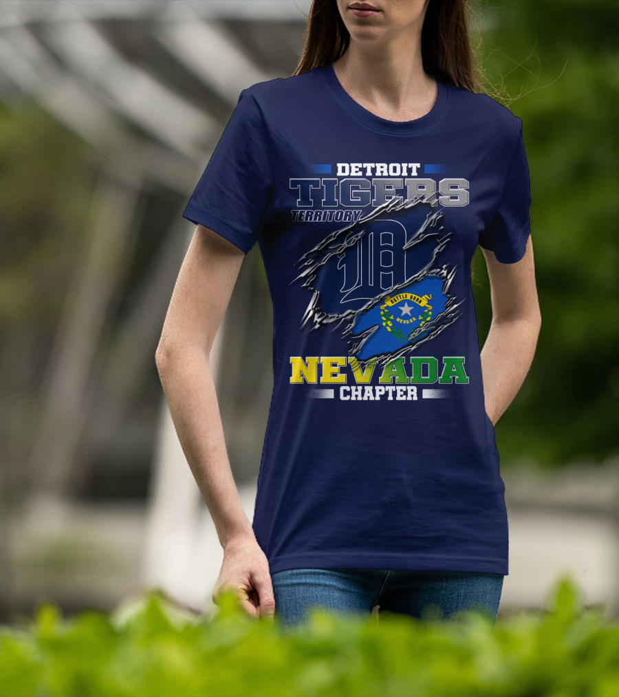 Detroit Tigers Territory Nevada Chapter T-Shirt