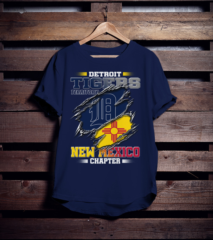 Detroit Tigers Territory New Mexico Chapter T-Shirt