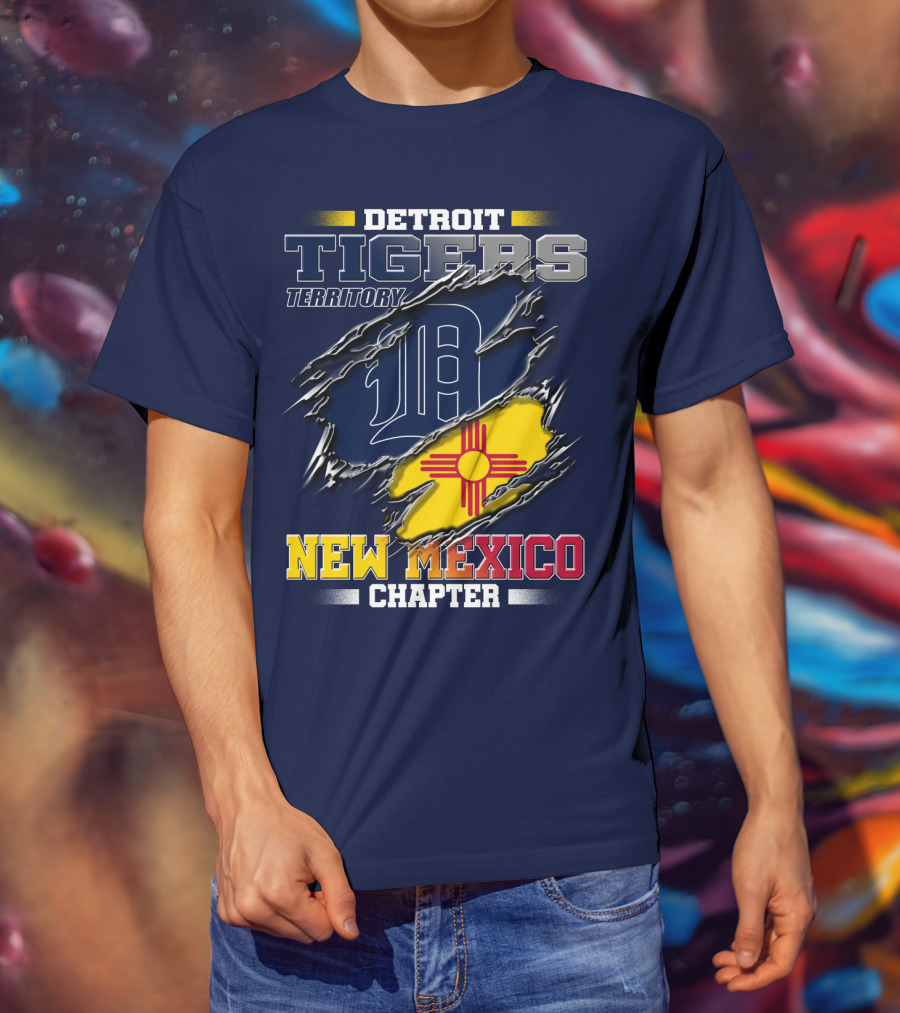 Detroit Tigers Territory New Mexico Chapter T-Shirt