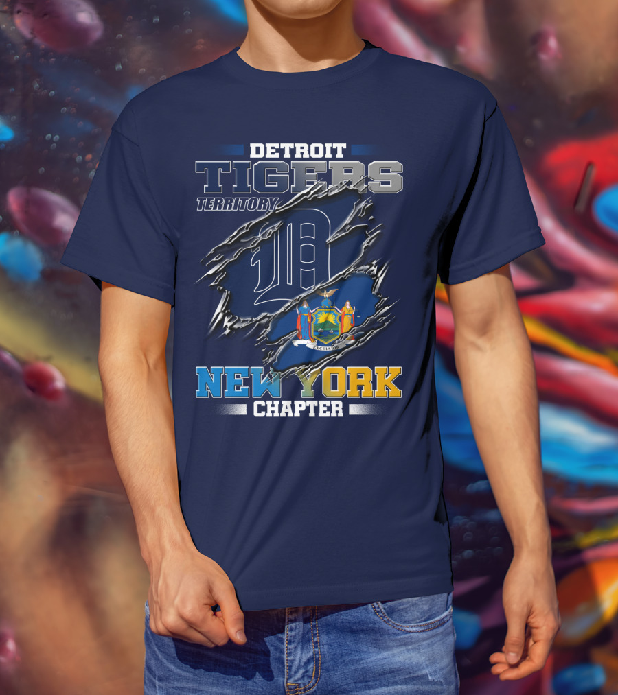 Detroit Tigers Territory New York Chapter T-Shirt