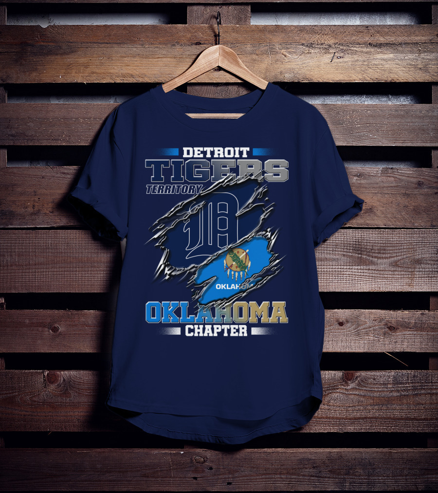 Detroit Tigers Territory Oklahoma Chapter T-Shirt