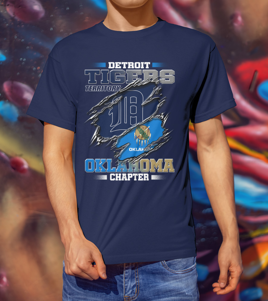 Detroit Tigers Territory Oklahoma Chapter T-Shirt