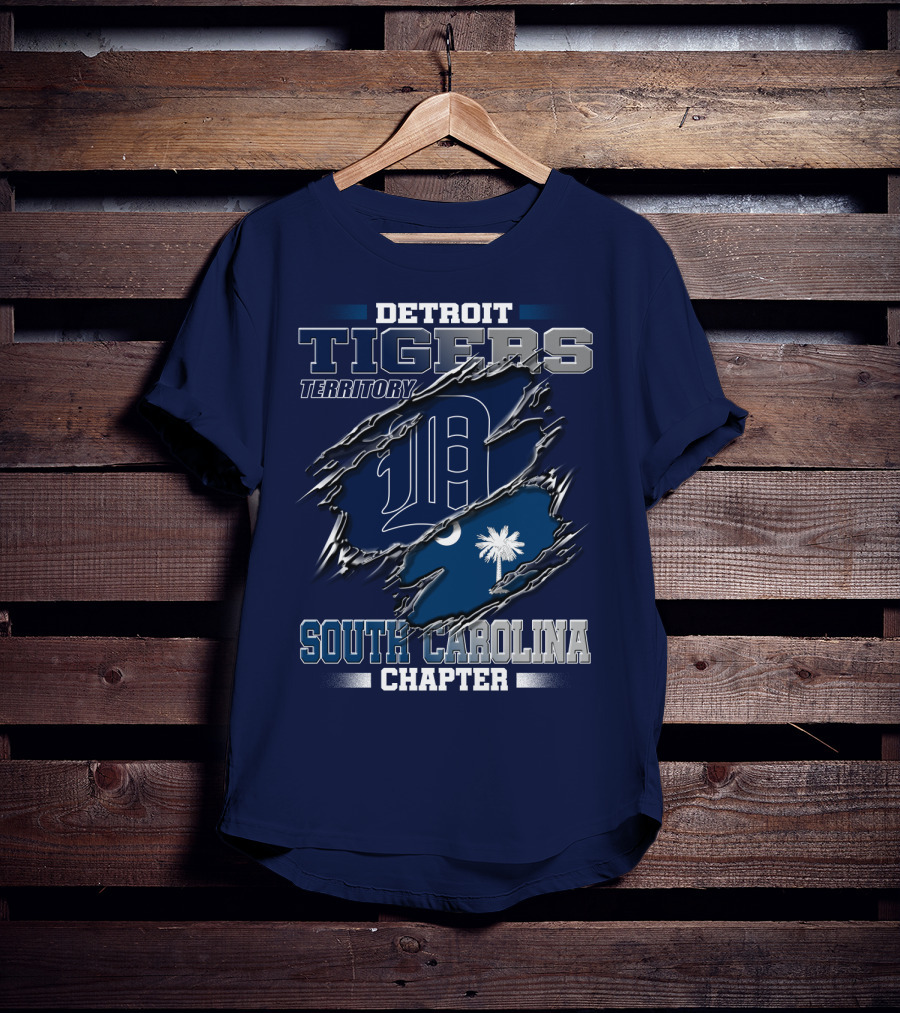 Detroit Tigers Territory South Carolina Chapter T-Shirt