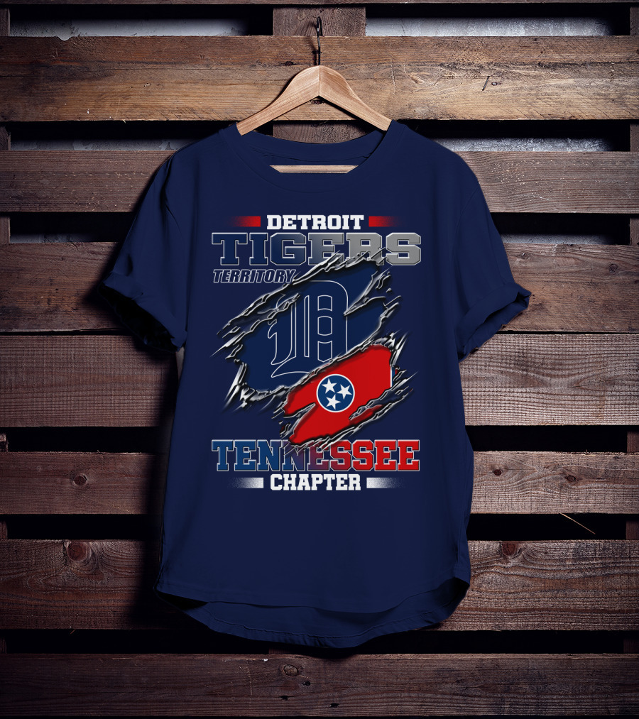 Detroit Tigers Territory Tennessee Chapter T-Shirt