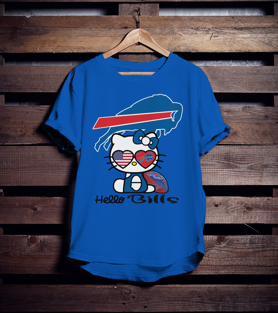 Hello Bills Buffalo Bills Football Hello Kitty T-Shirt
