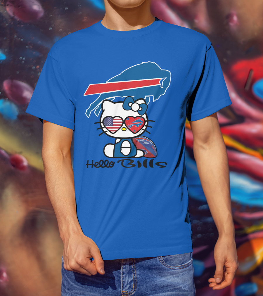 Hello Bills Buffalo Bills Football Hello Kitty T-Shirt