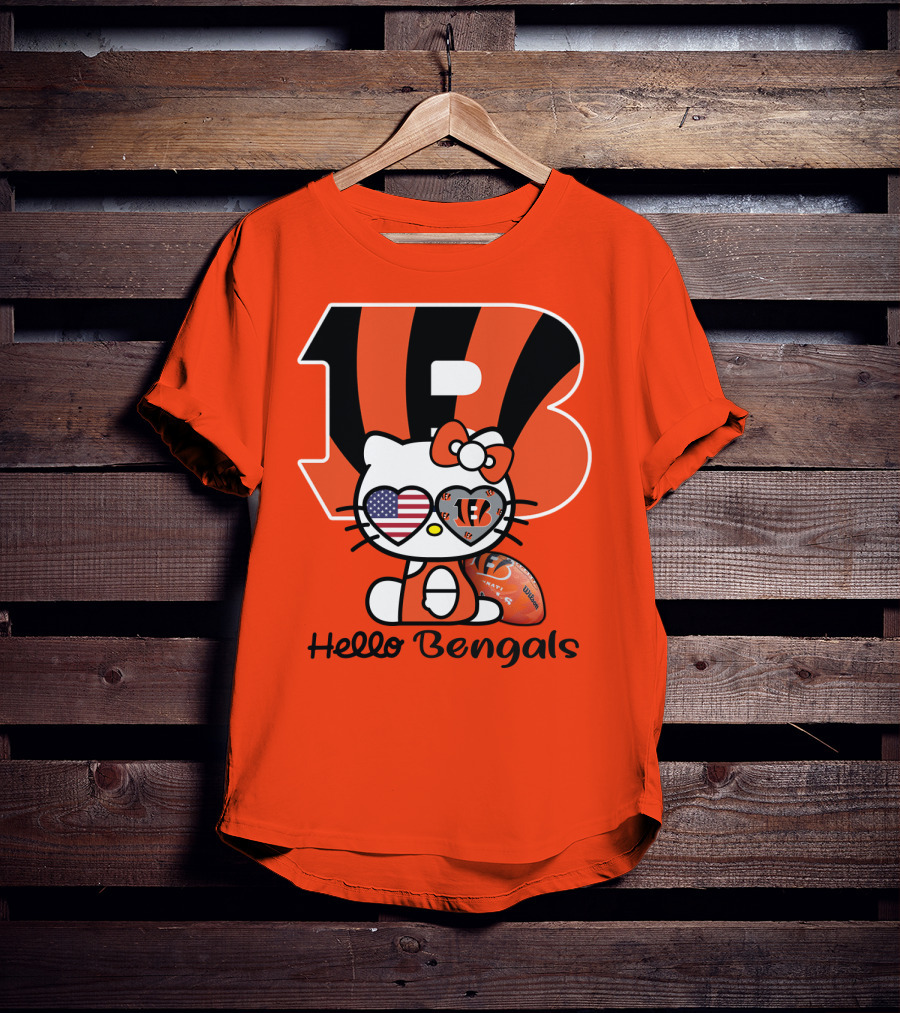 Hello Bengals Cincinnati Nfl Team T-Shirt