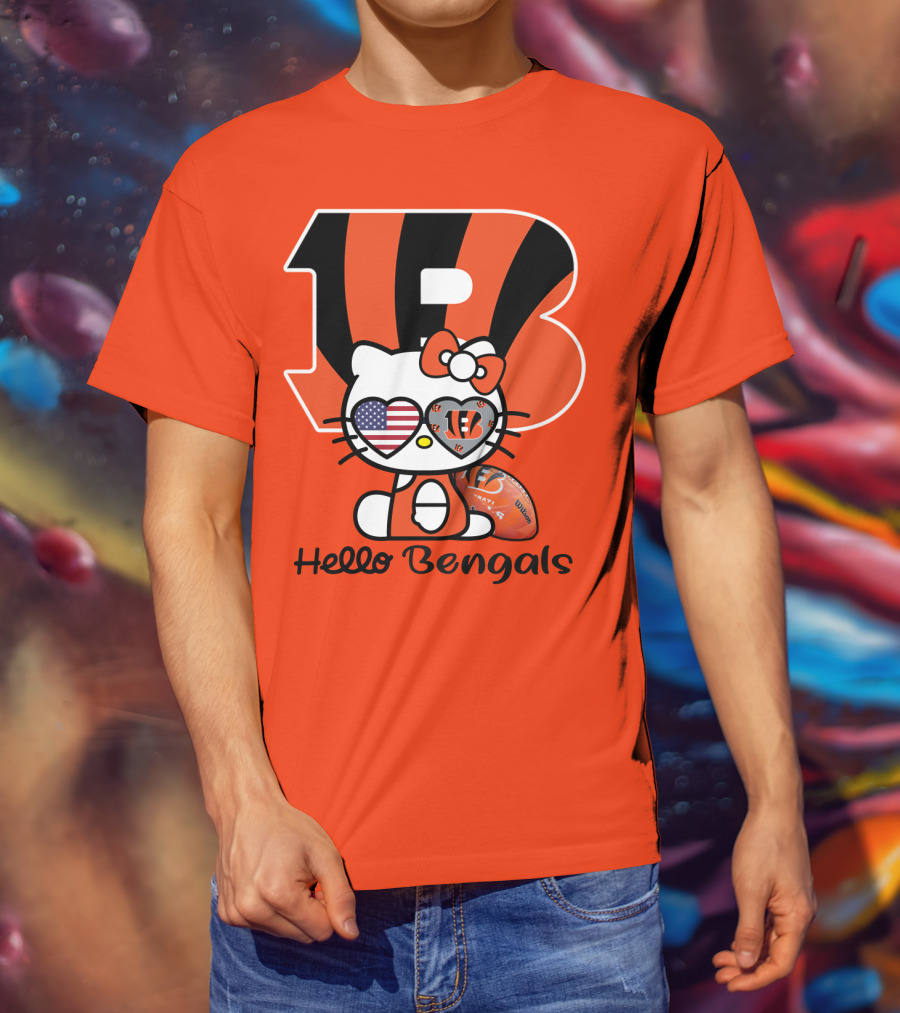Hello Bengals Cincinnati Nfl Team T-Shirt