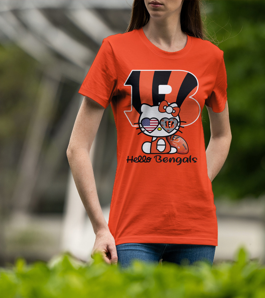 Hello Bengals Cincinnati Nfl Team T-Shirt